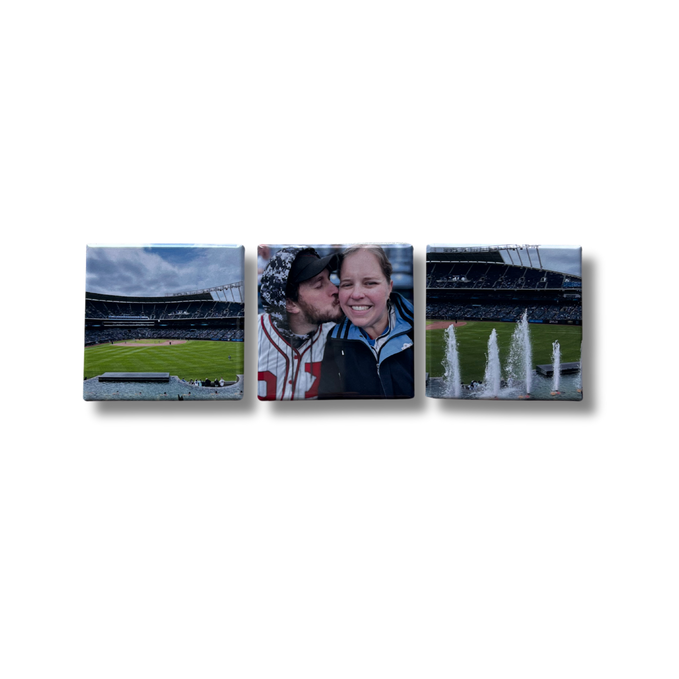 2" x 2" Custom Photo Magnets - 3 Pack