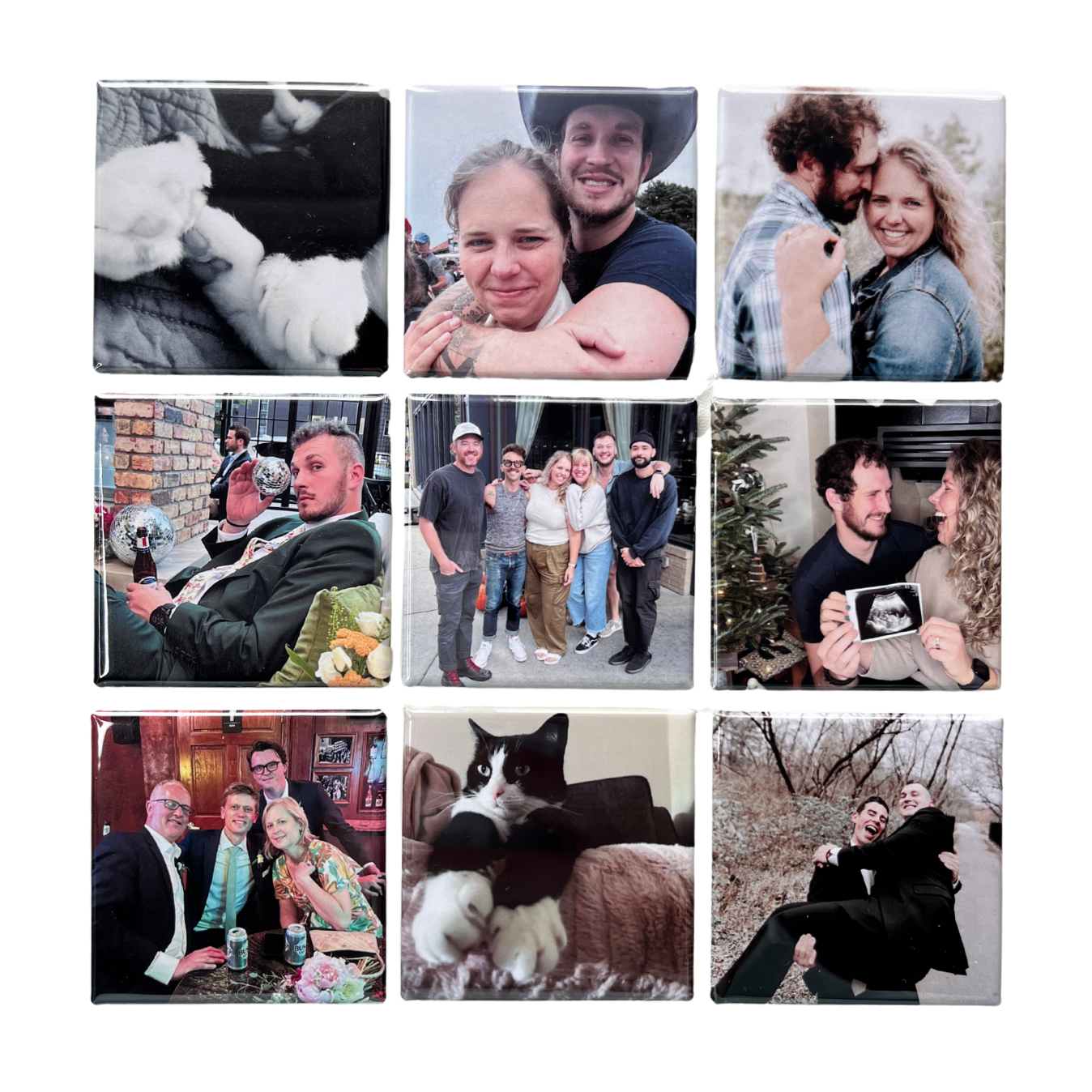 2" x 2" Custom Photo Magnets