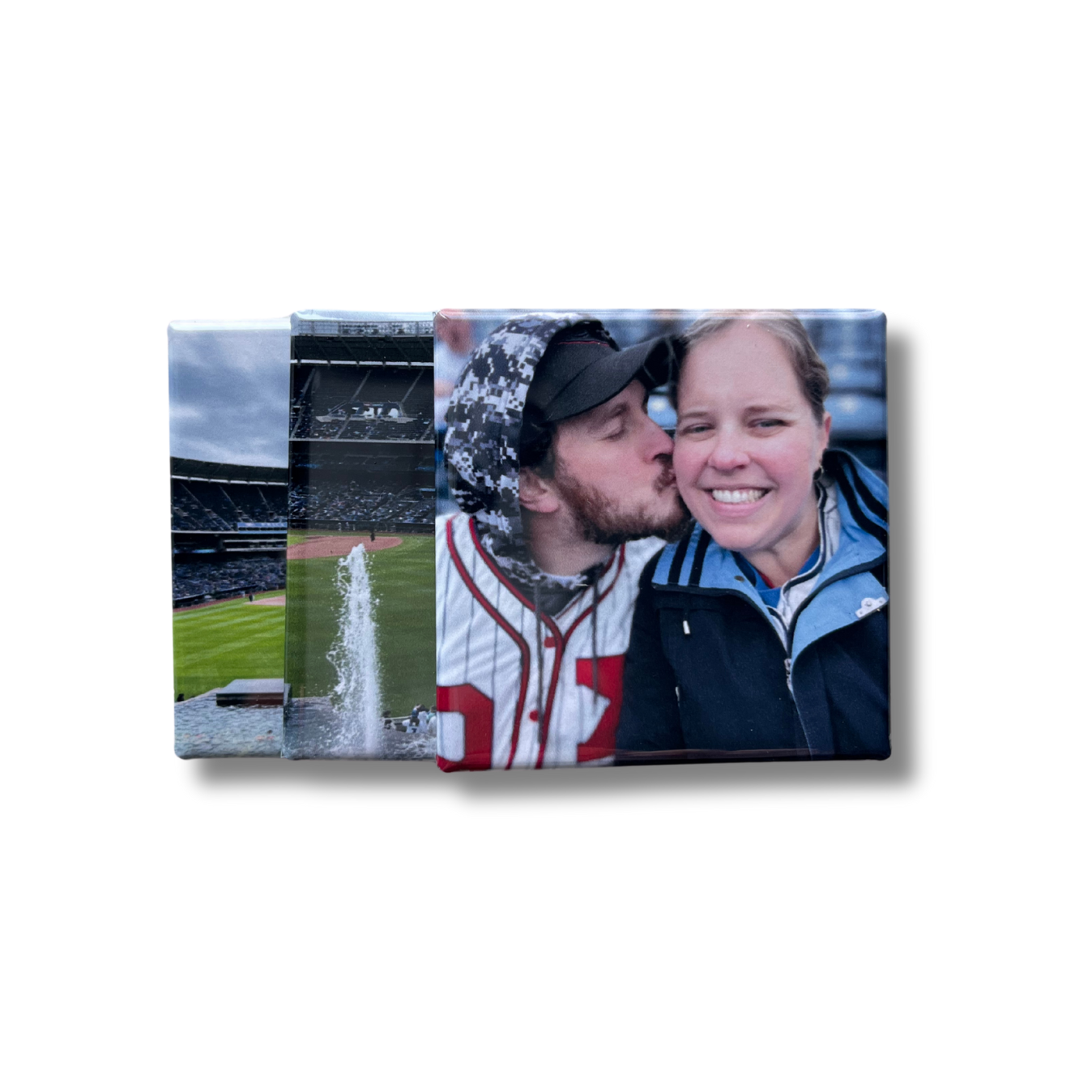 2" x 2" Custom Photo Magnets - 3 Pack